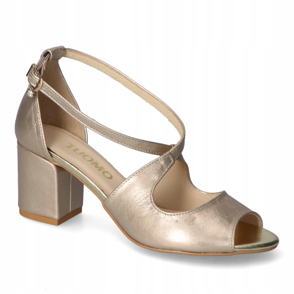 Sandály Tuomo 1457N Platina lico 39