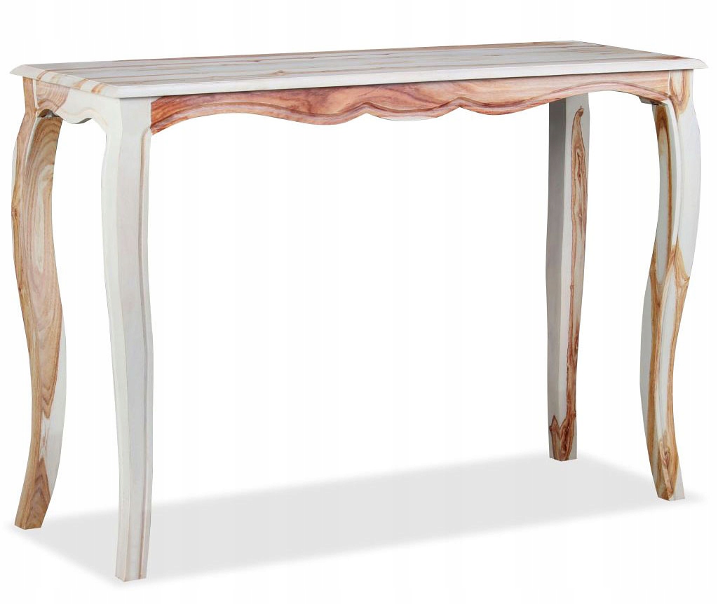 DREWNIANA KONSOLA Z DREWNA SHEESHAM RETRO VINTAGE Marka Elior