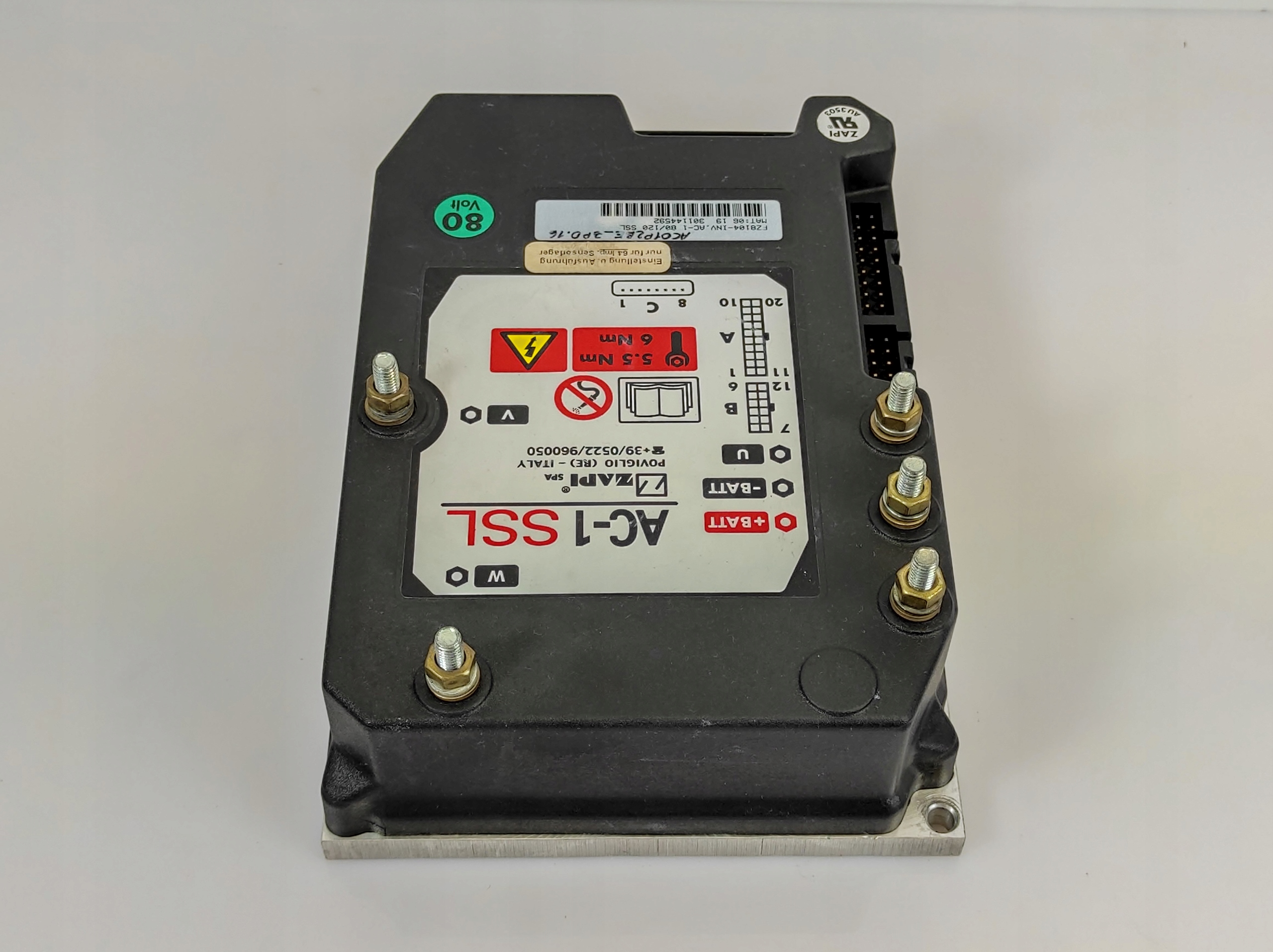 ZAPI AC-1 SSL FZ8104-INV.AC-1 80/120 INVERTER 80V Waga produktu z opakowaniem jednostkowym 2.5 kg