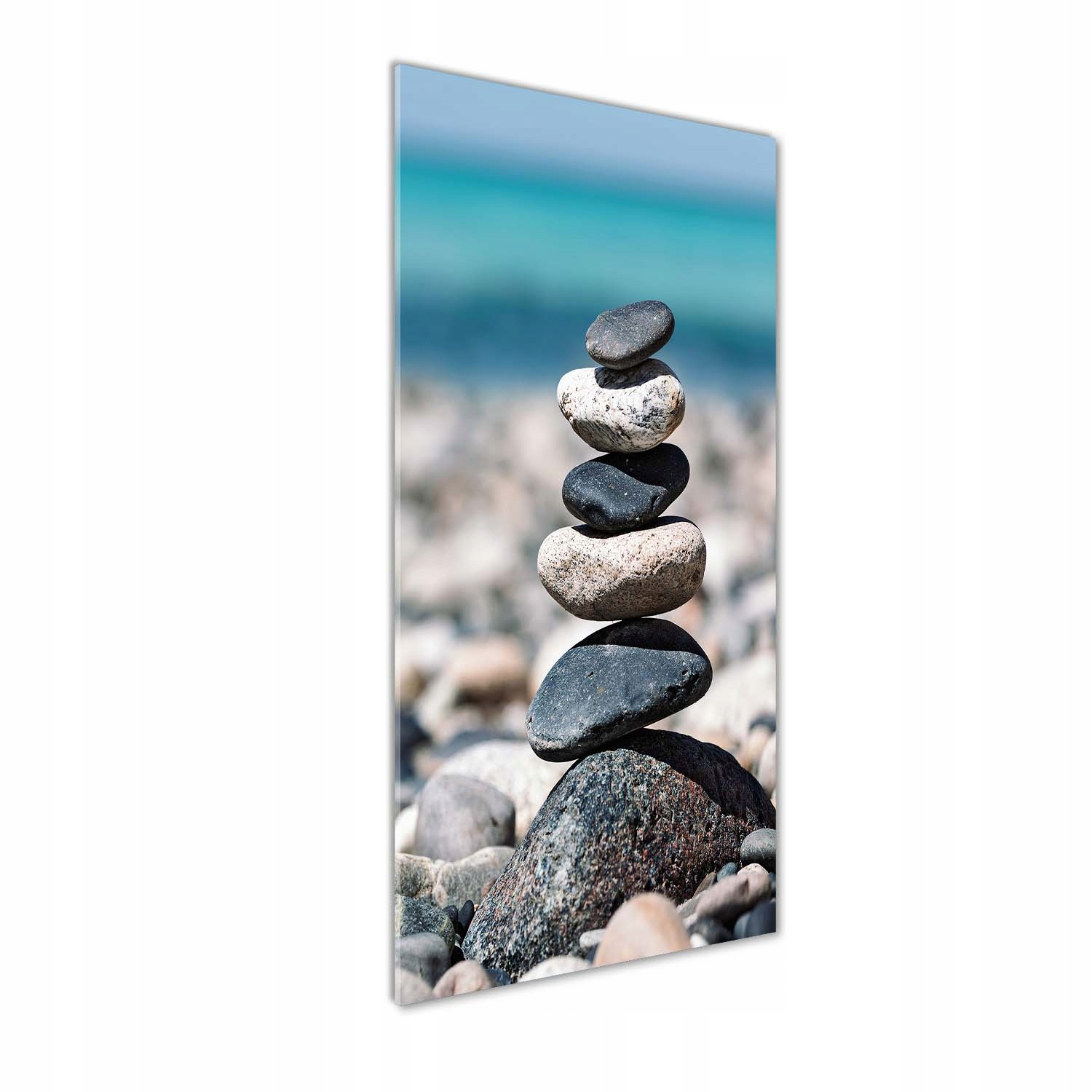 

Foto obraz szkło akrylowe Kamienista plaża 50x125