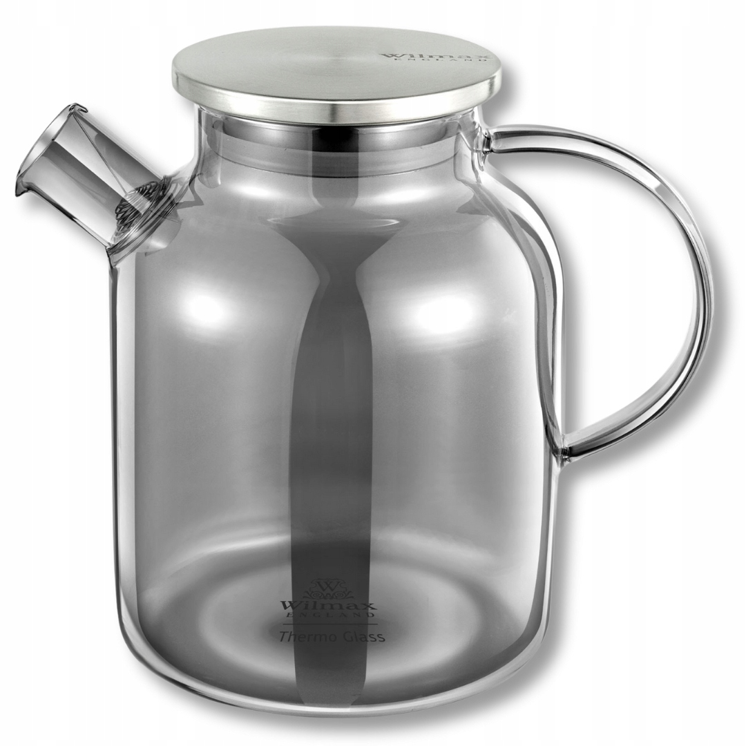 Skleněná konvice na čaj s louhovacím sítkem a víkem, 1,6 l, Wilmax