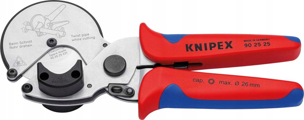 Řezačka kompozitních trubek 26 mm 90 25 25 Knipex