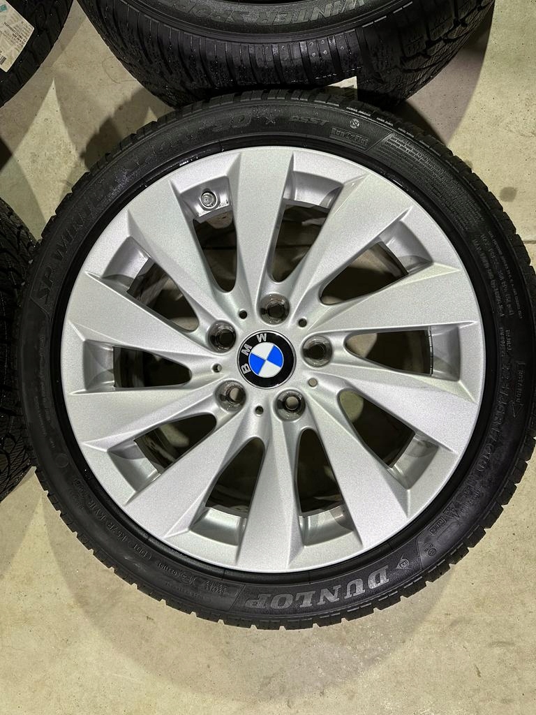 BMW KOŁA ZIMOWE ALUFELGI STYLING 381 OPONY CZUJNIK Marka opon Dunlop