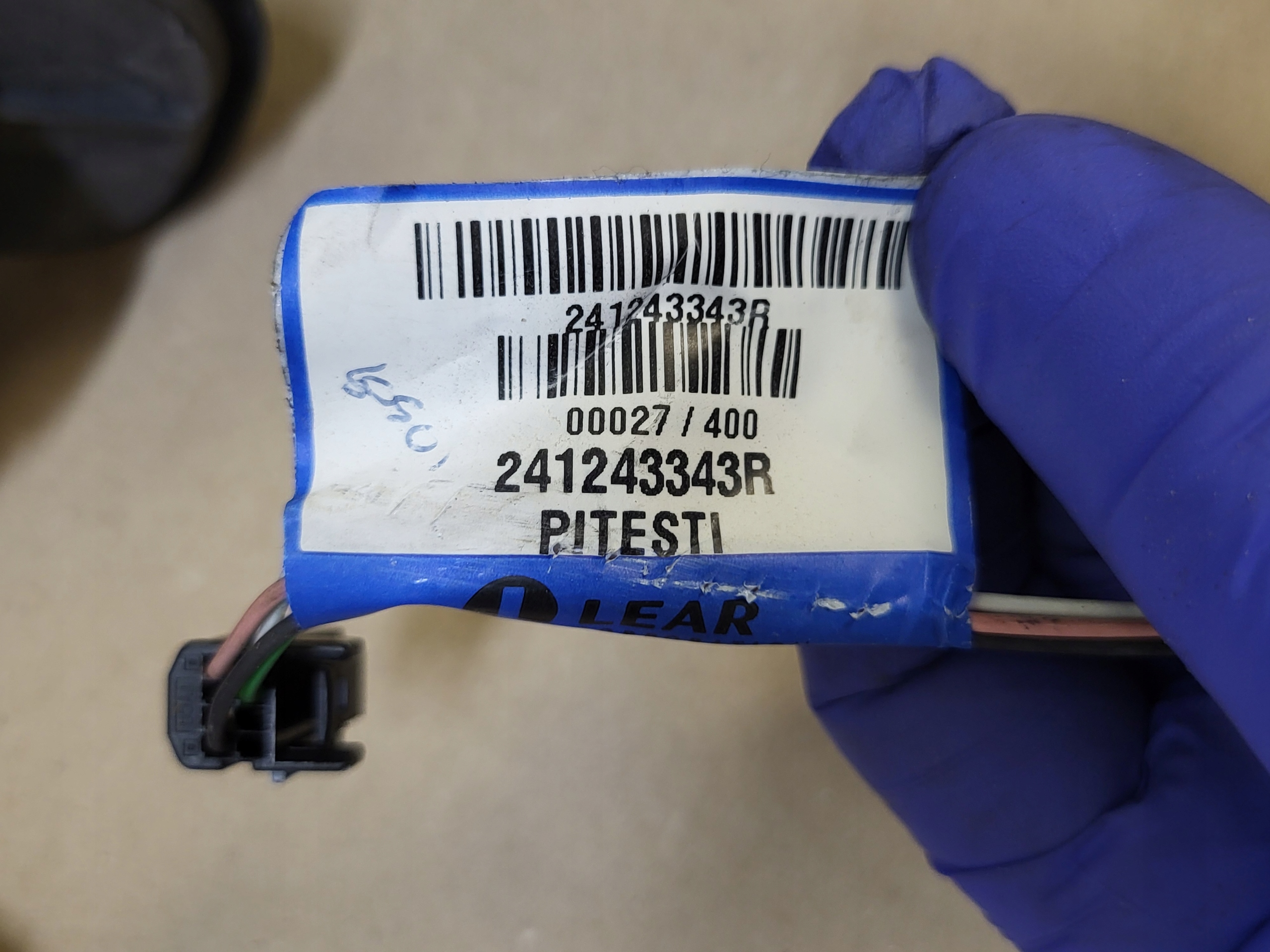 bundle wiring Z door right front RENAULT LAGUNA III 3 OE EUROPA