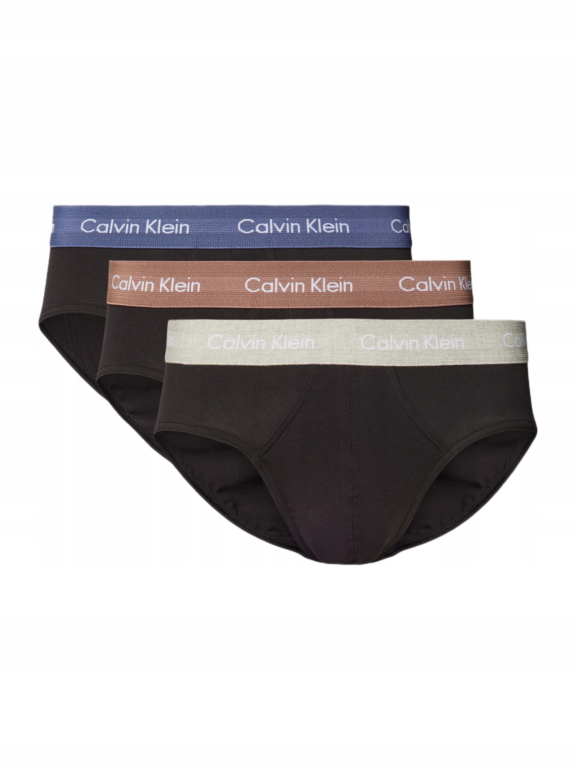 Calvin Klein pánské slipy 3-pack, černé, S