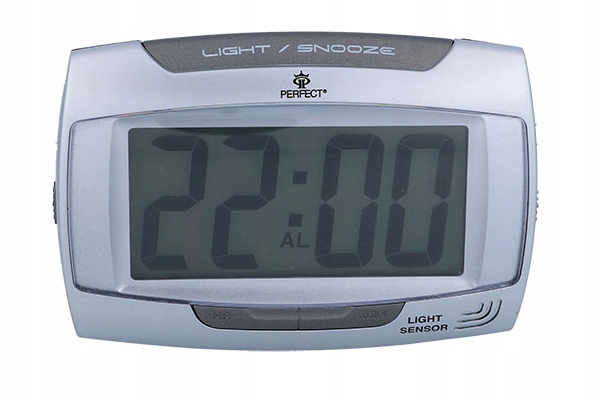 

Budzik Cyfrowy LCD Perfect Podświetlenie Sensor