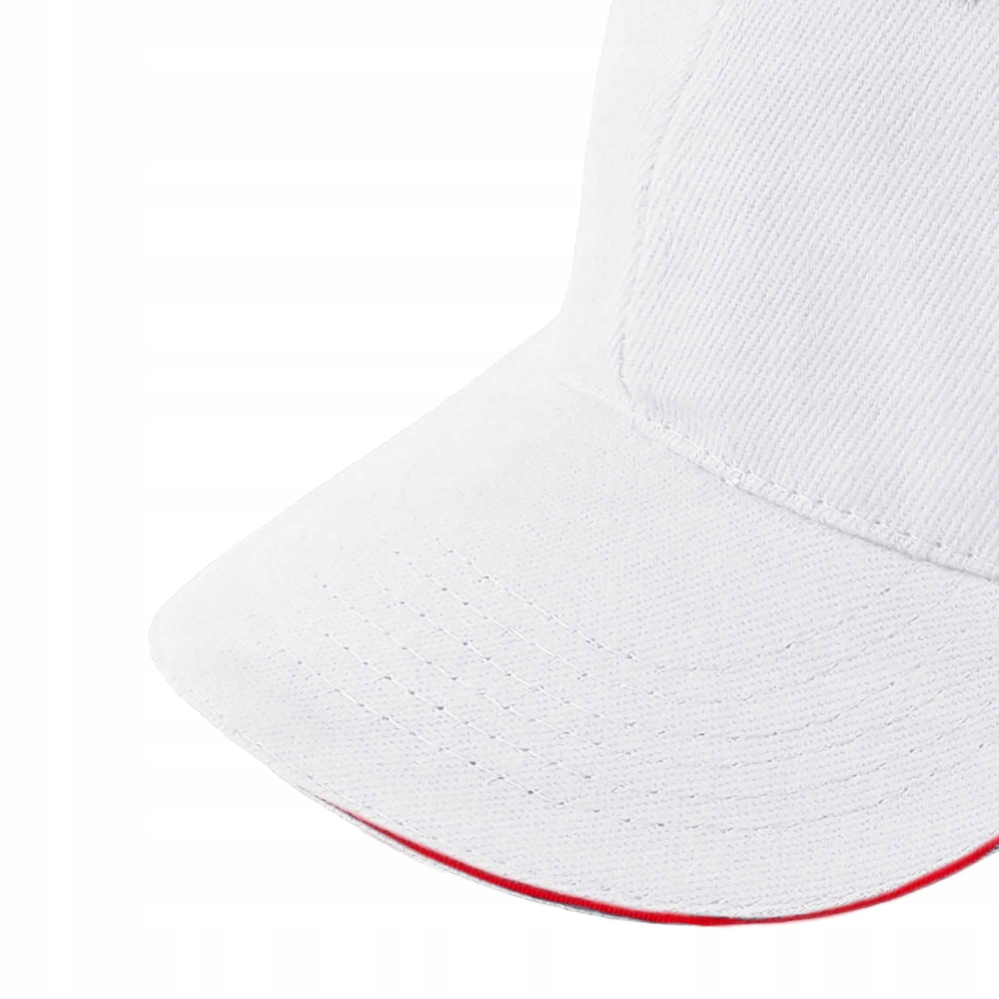 CZAPKA Z DASZKIEM LAHTI BAWEŁNIANA BIAŁA Kolor biały