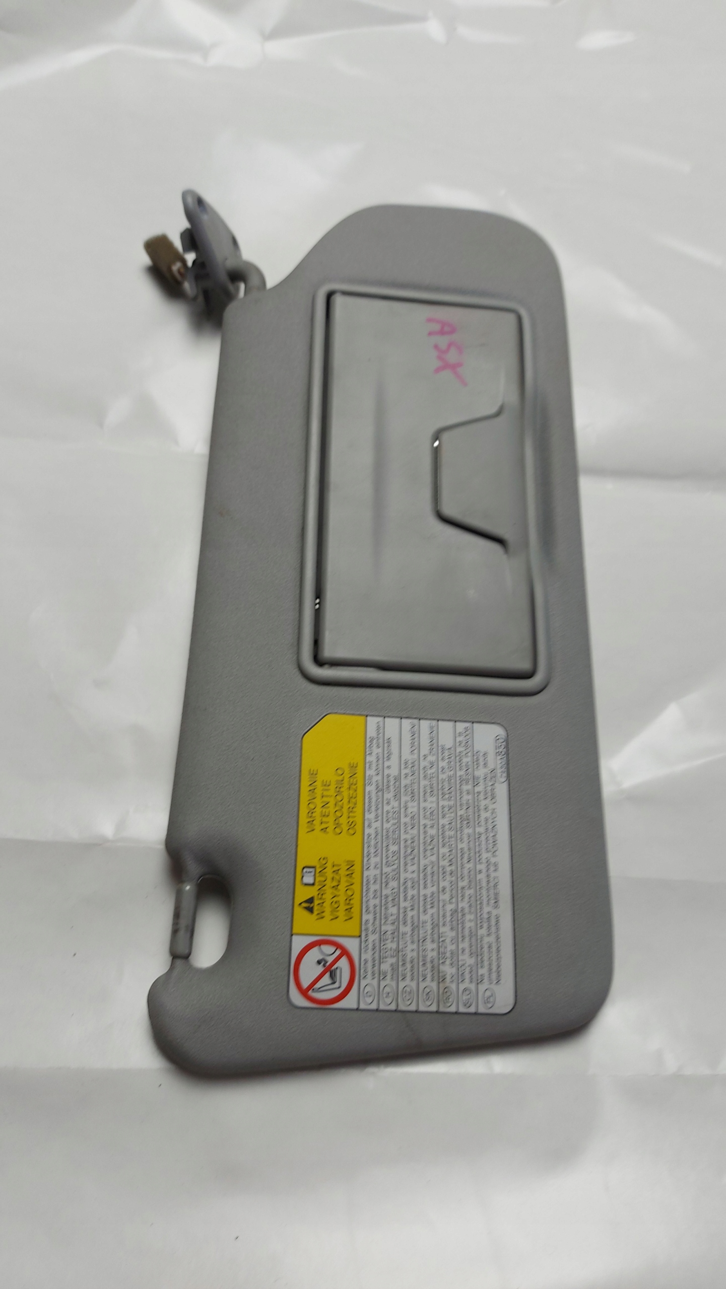 cover PRZECIWSLONECZNA visor right MITSUBISHI ASX 1 OE