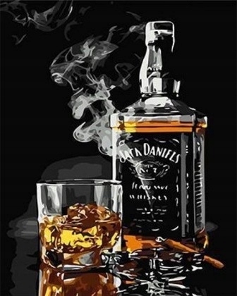 Malování Podle Čísel Jack Daniels