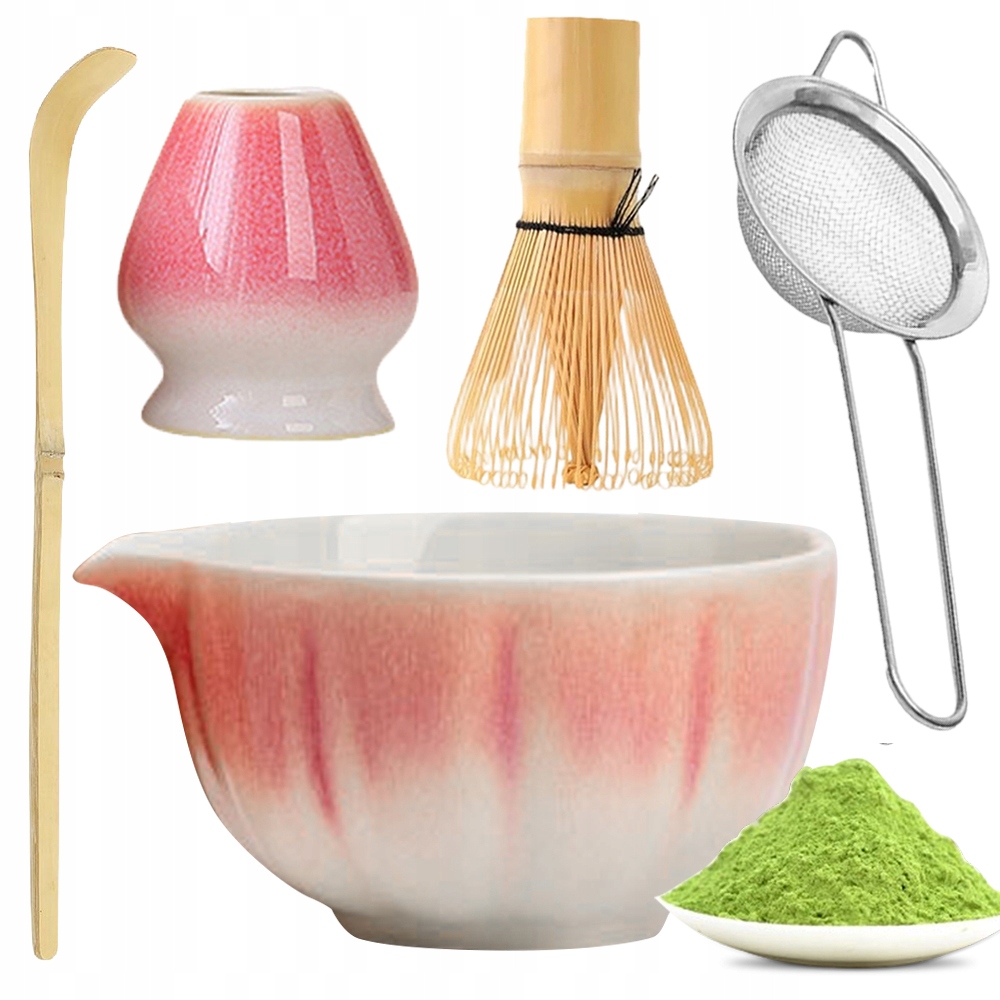 Levně Zelené Nástroje Pro Výrobu Matchy, Krabička Matcha 5KS