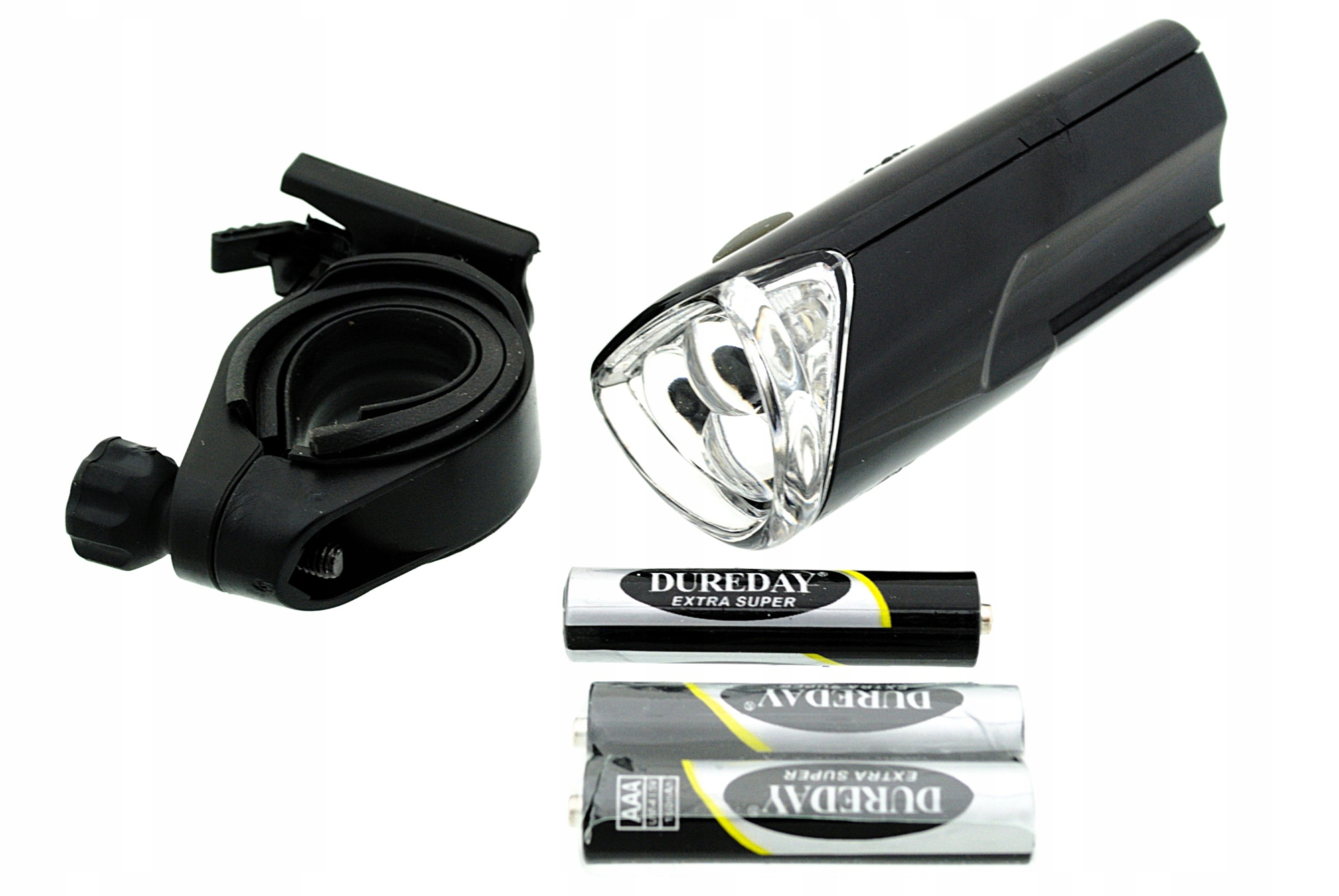 XC Lampka rowerowa PRZEDNIA 3 LED latarka na rower Model BLACK