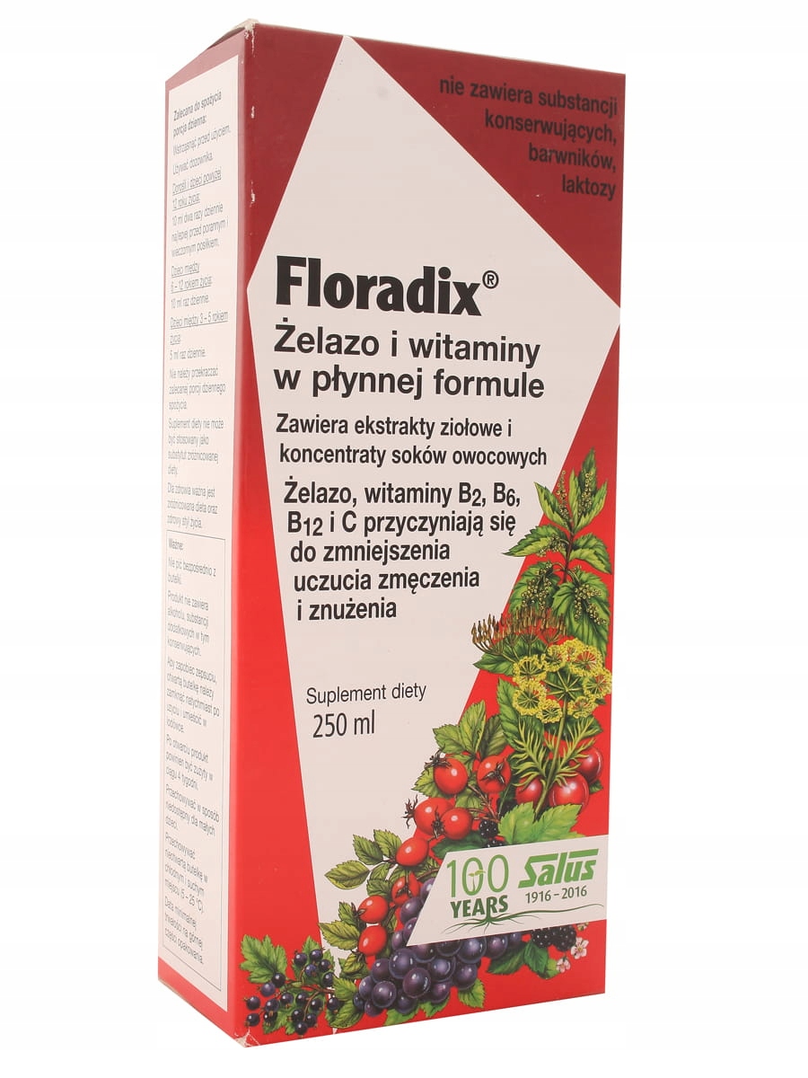 

Floradix żelazo i witaminy Salus Haus 250ml