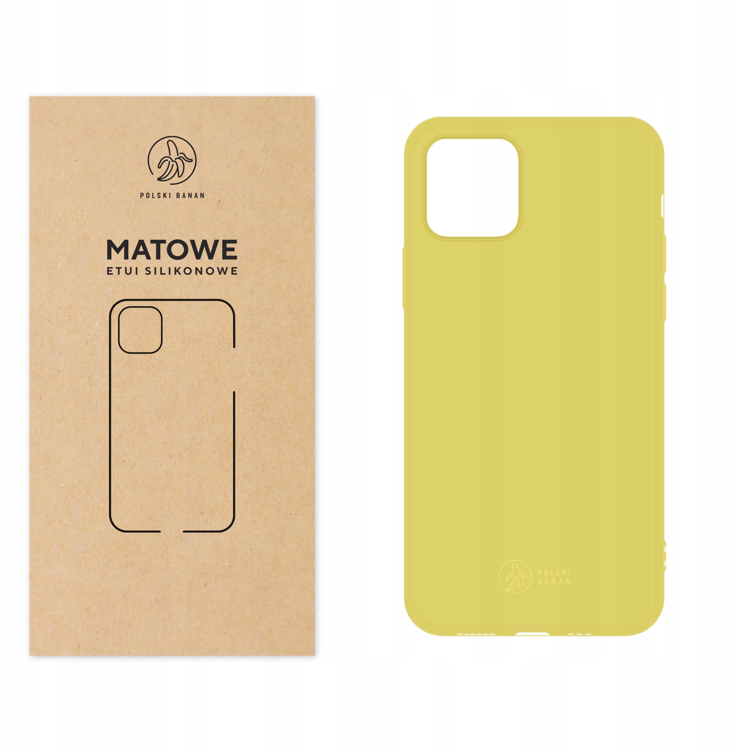 

Etui Matowe do iPhone 11 Pro żółte