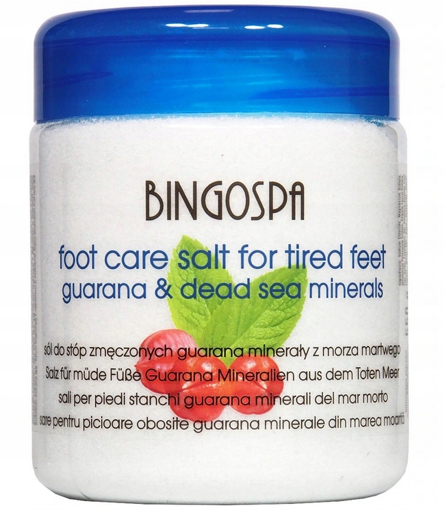 Соль для усталых ног с гуараной BINGOSPA 550 г
