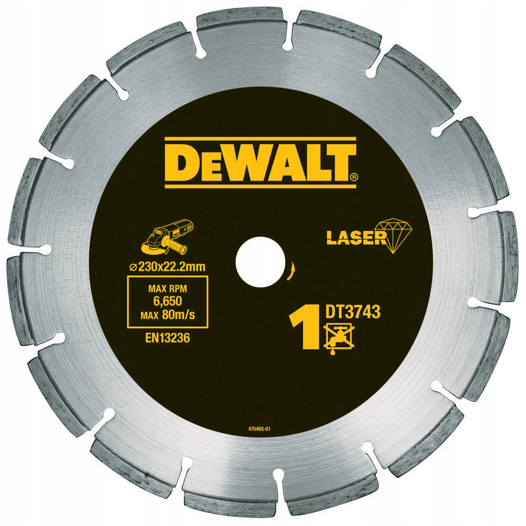 

Tarcza diamentowa do betonu 230mm DeWALT DT3743