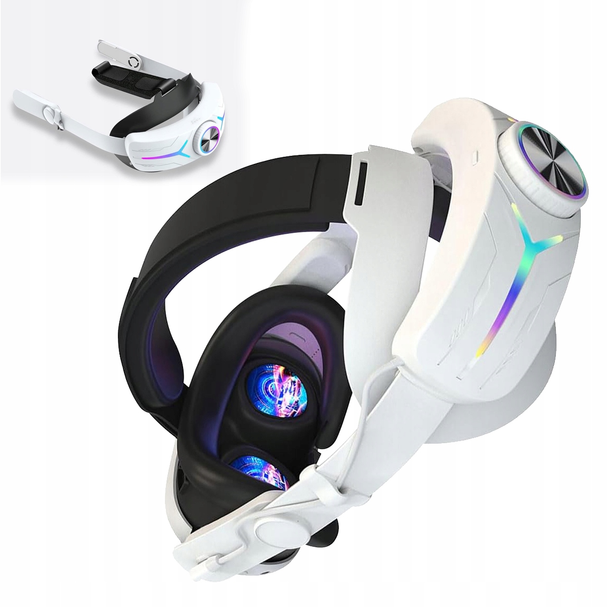 NOWY Head Strap Elite Strap z baterią do Meta Quest 3S & Quest 3 8000 mAh