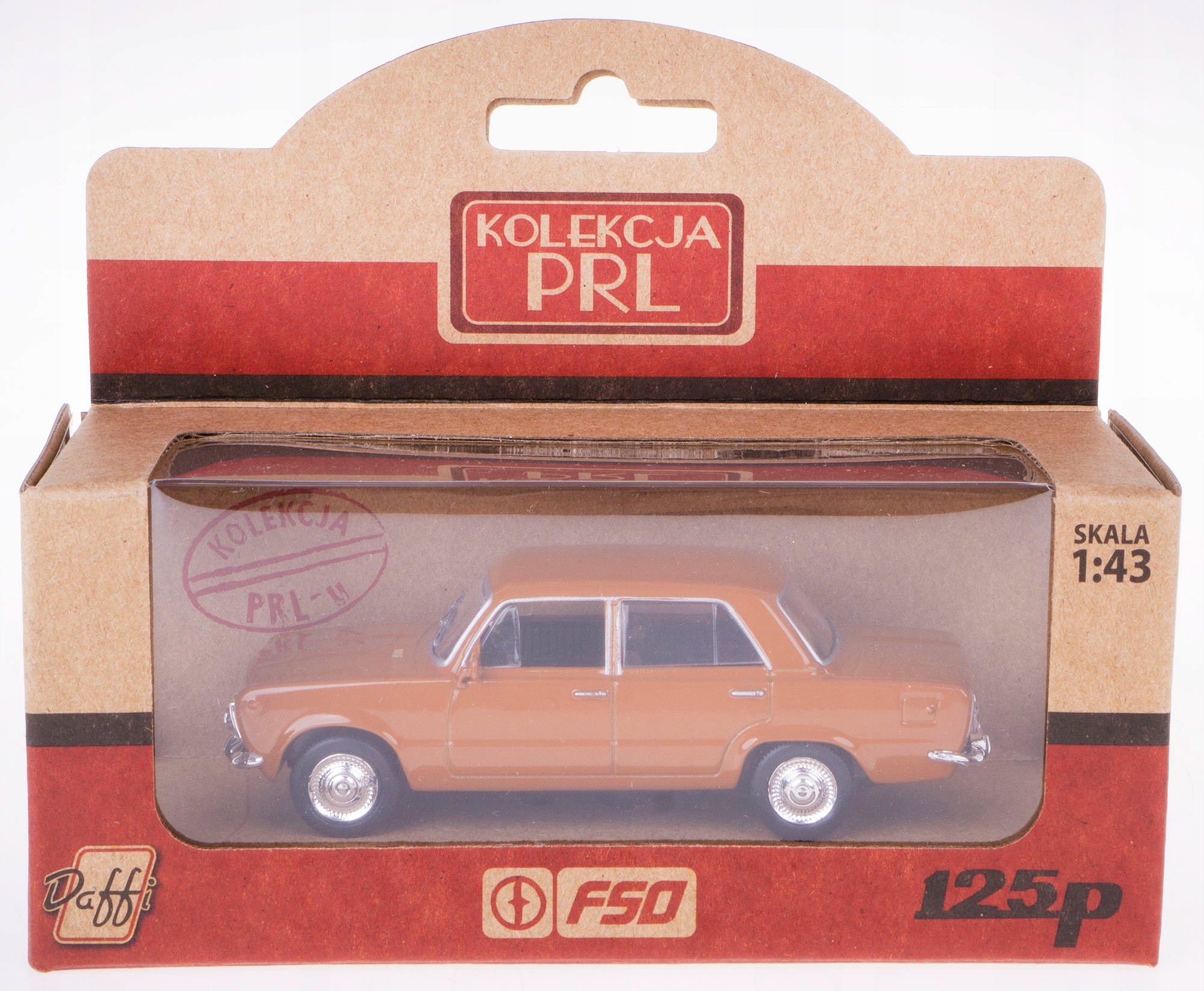 FIAT 125p MODEL METALOWY KOLEKCJA PRL 1:43 BRĄZ EAN (GTIN) 5905422115880