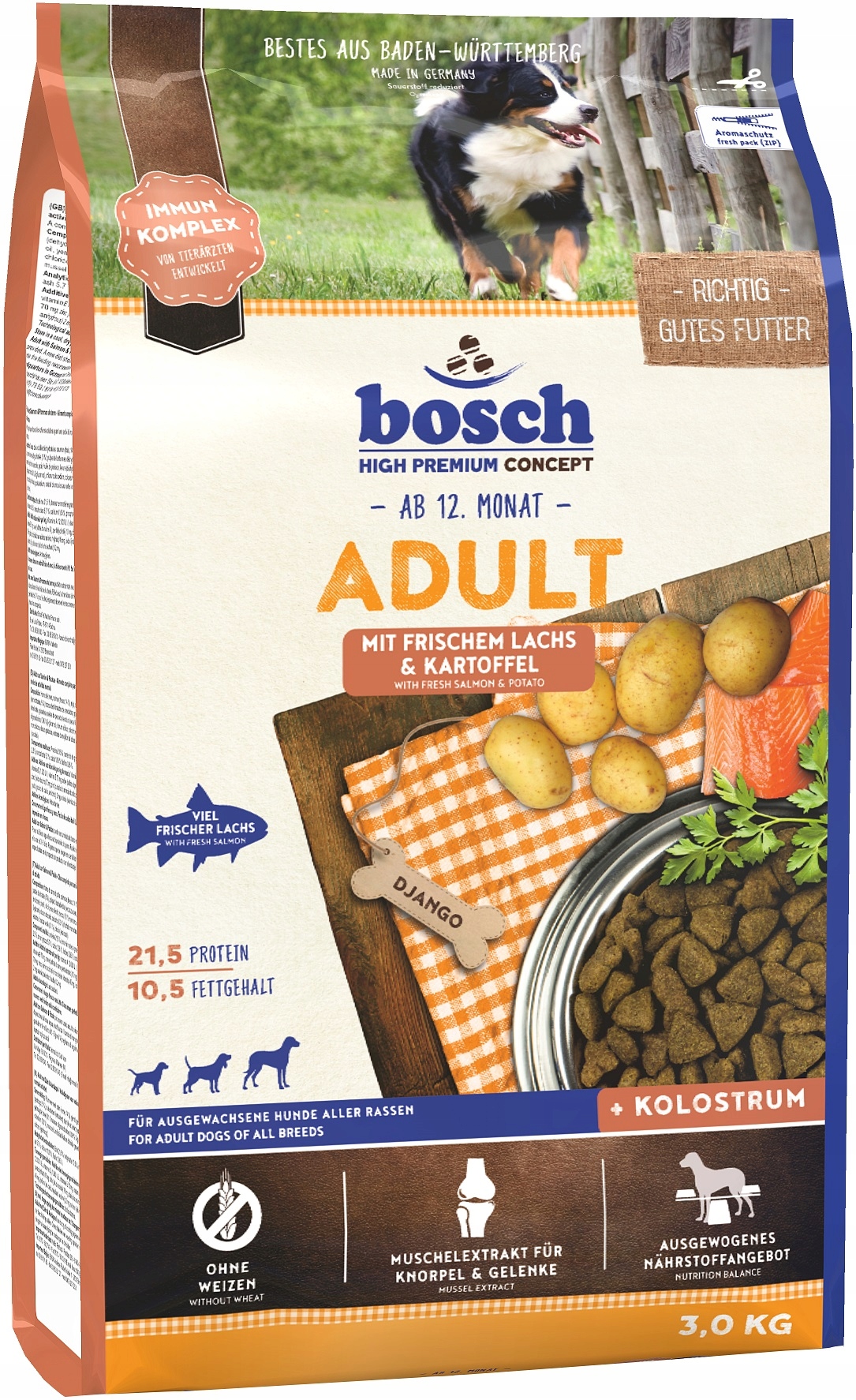 Bosch Adult S&P Salmon & Potatoes 3 кг