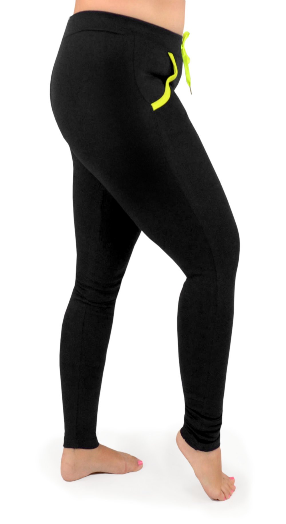 

Legginsy damskie bambusowe 9327 - czarne L/XL
