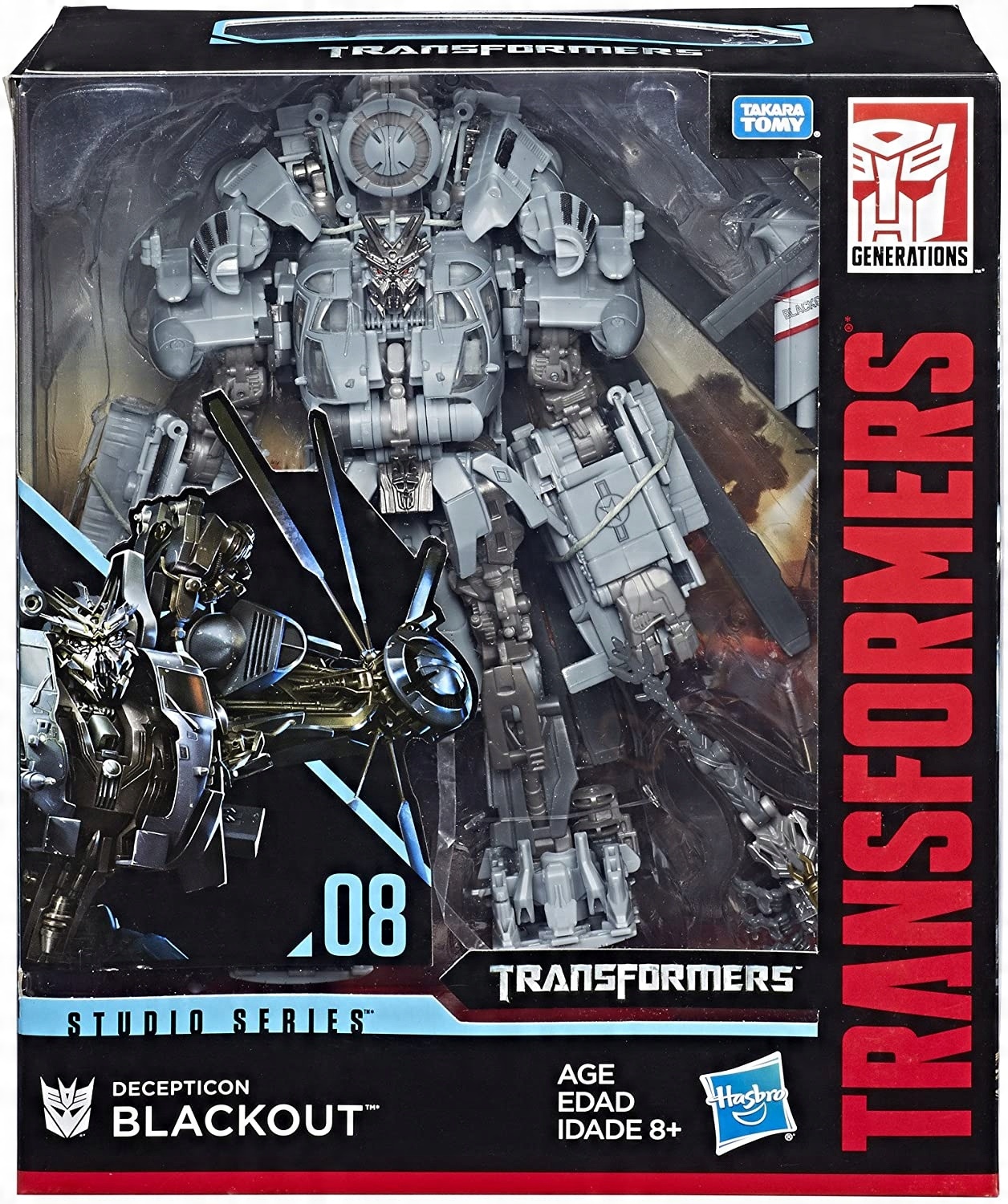 

Duża Figurka Transformers Blackout Helikopter 46
