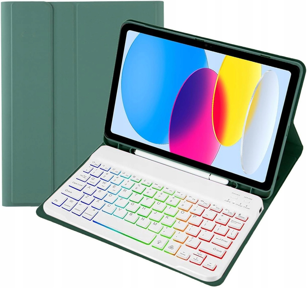 Pouzdro S Rgb Podsvícenou Klávesnicí Pro Ipad 10.9" 10 Gen 2022 Bluetooth
