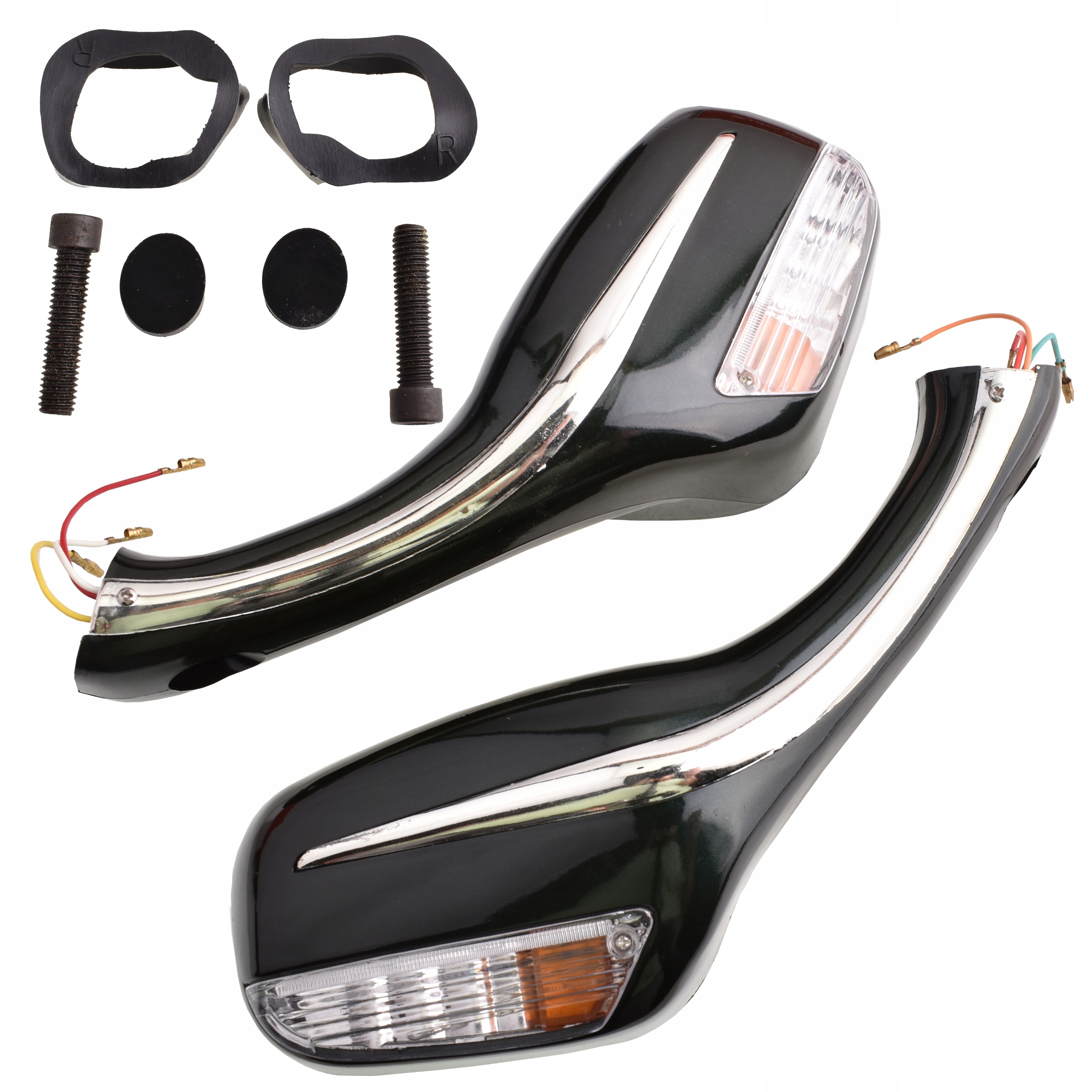 LUSTERKA Z KIERUNKOWSKAZAMI QUANTUM kpl Romet Zipp