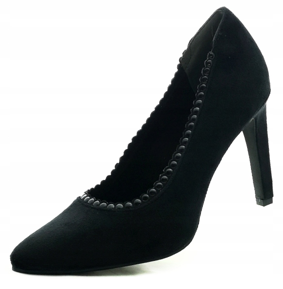 Černé lodičky Marco Tozzi 22414