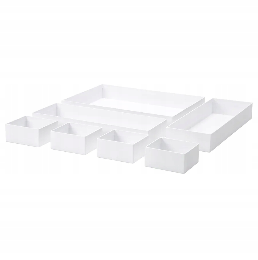 

Ikea Malaren Pudełko 7 szt biały