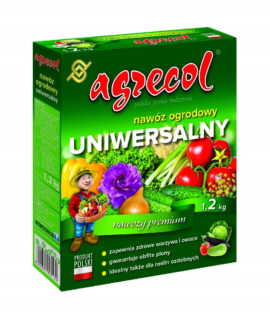 

Uniwersalny nawóz ogrodowy 1,2kg /Agrecol/