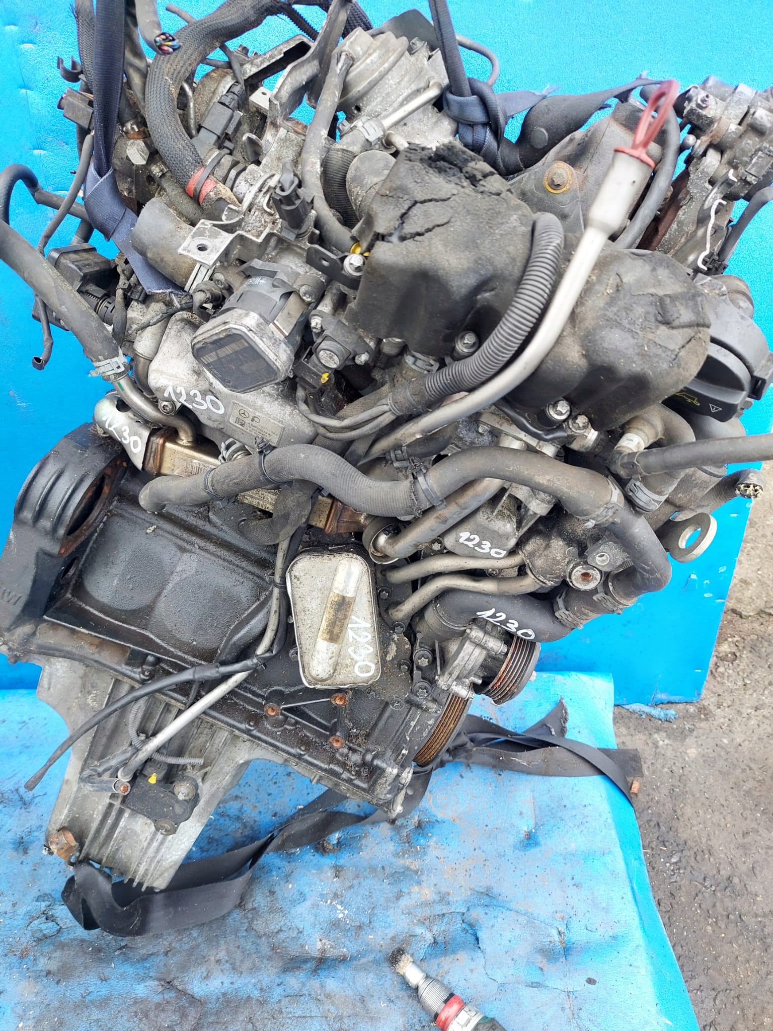 engine MERCEDES W169 2.0 CDI 640941 153.734KM