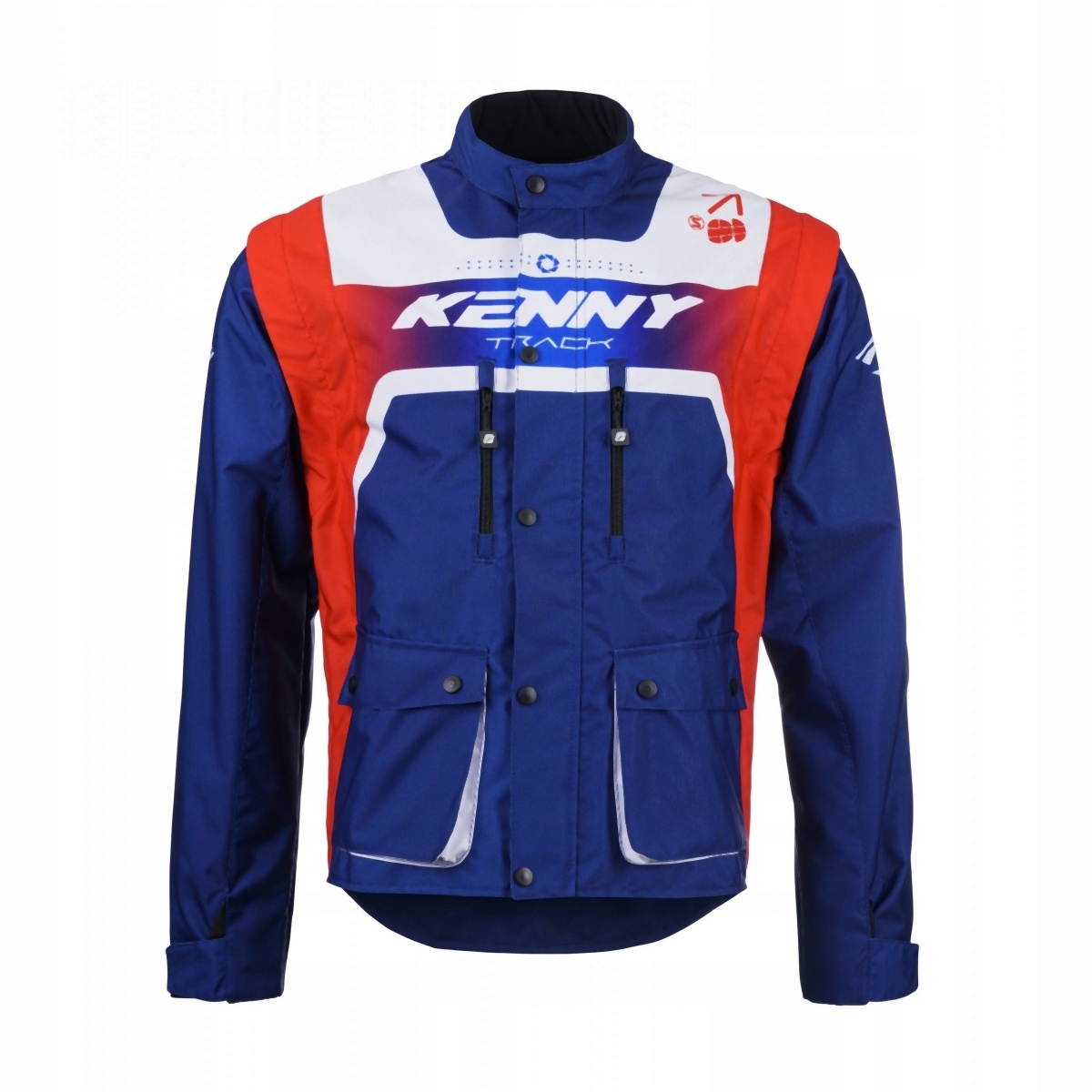 Kenny Racingová Bunda Adventure/enduro Model Track Patriot Farba Červená/nie