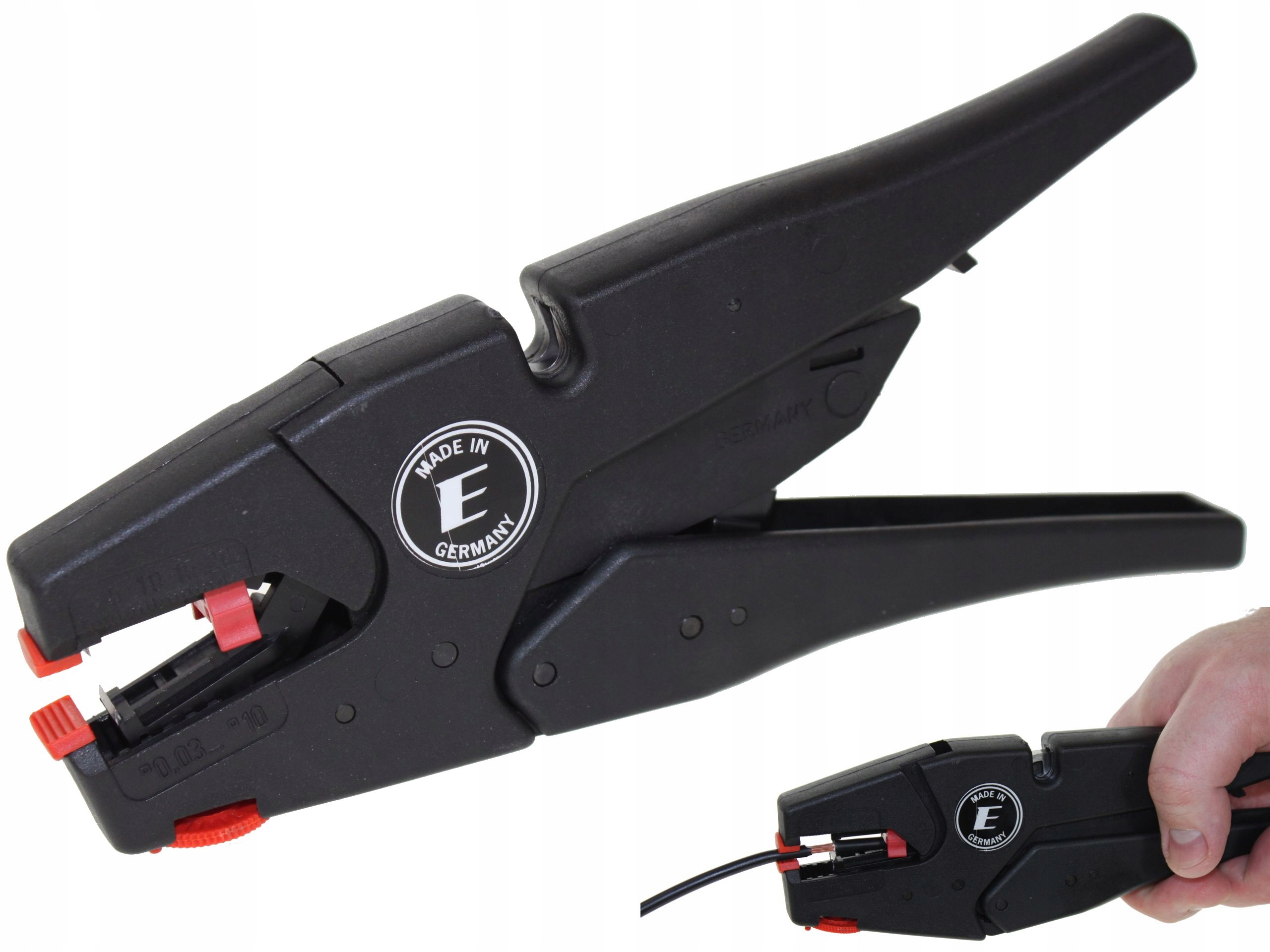 Odizolační Kleště kabelů Samonastavitelné kleště 0,03-10 mm2 Energotytan EX500