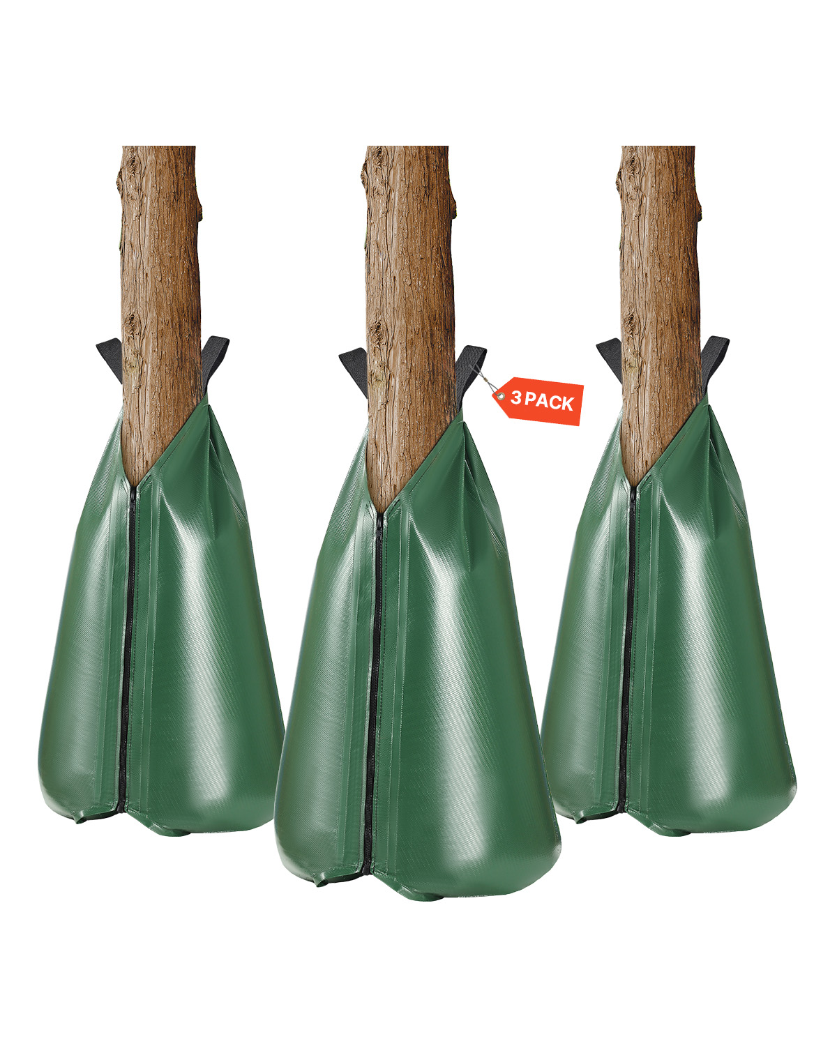 Vrecia Na Polievanie Stromov Vevor 3X75L Sada, Silné A Úsporné Vodoodolné