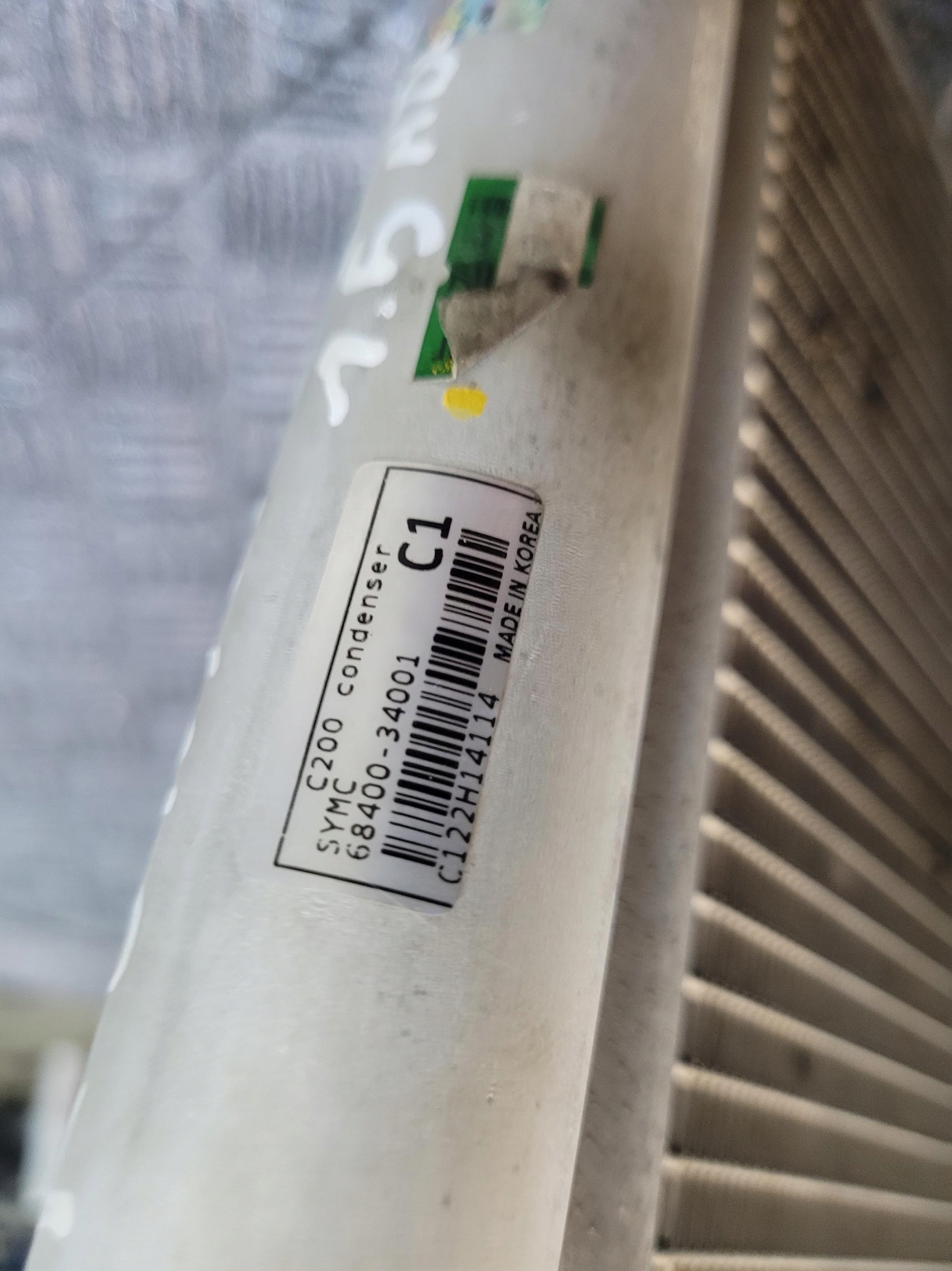 Radiateur climatisation 68400-34001 SSANGYONG KORANDO III 3 C 2.0 D e-XDi
