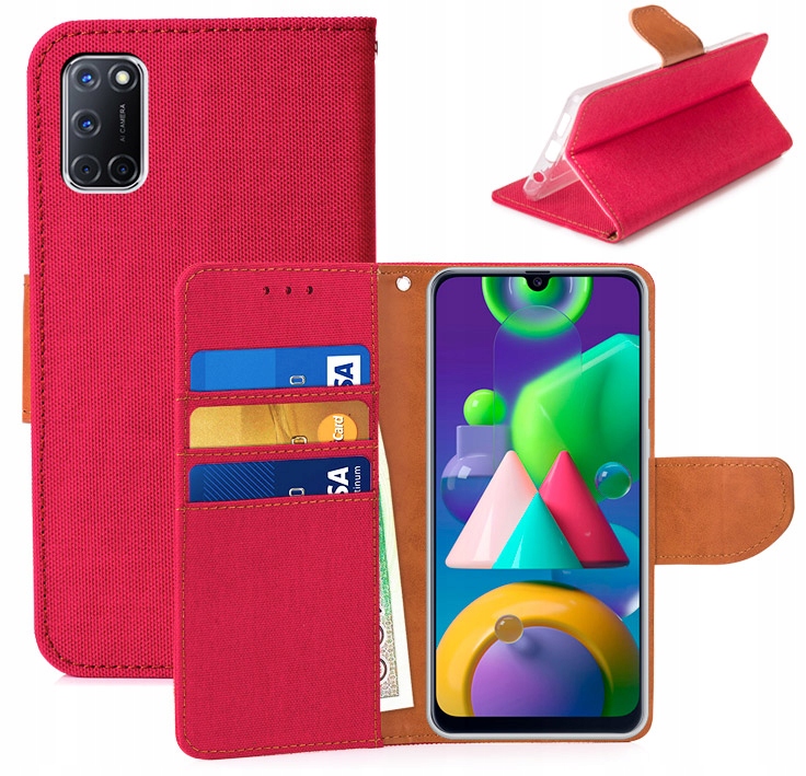 

Etui Portfel Canvas Do Oppo A72