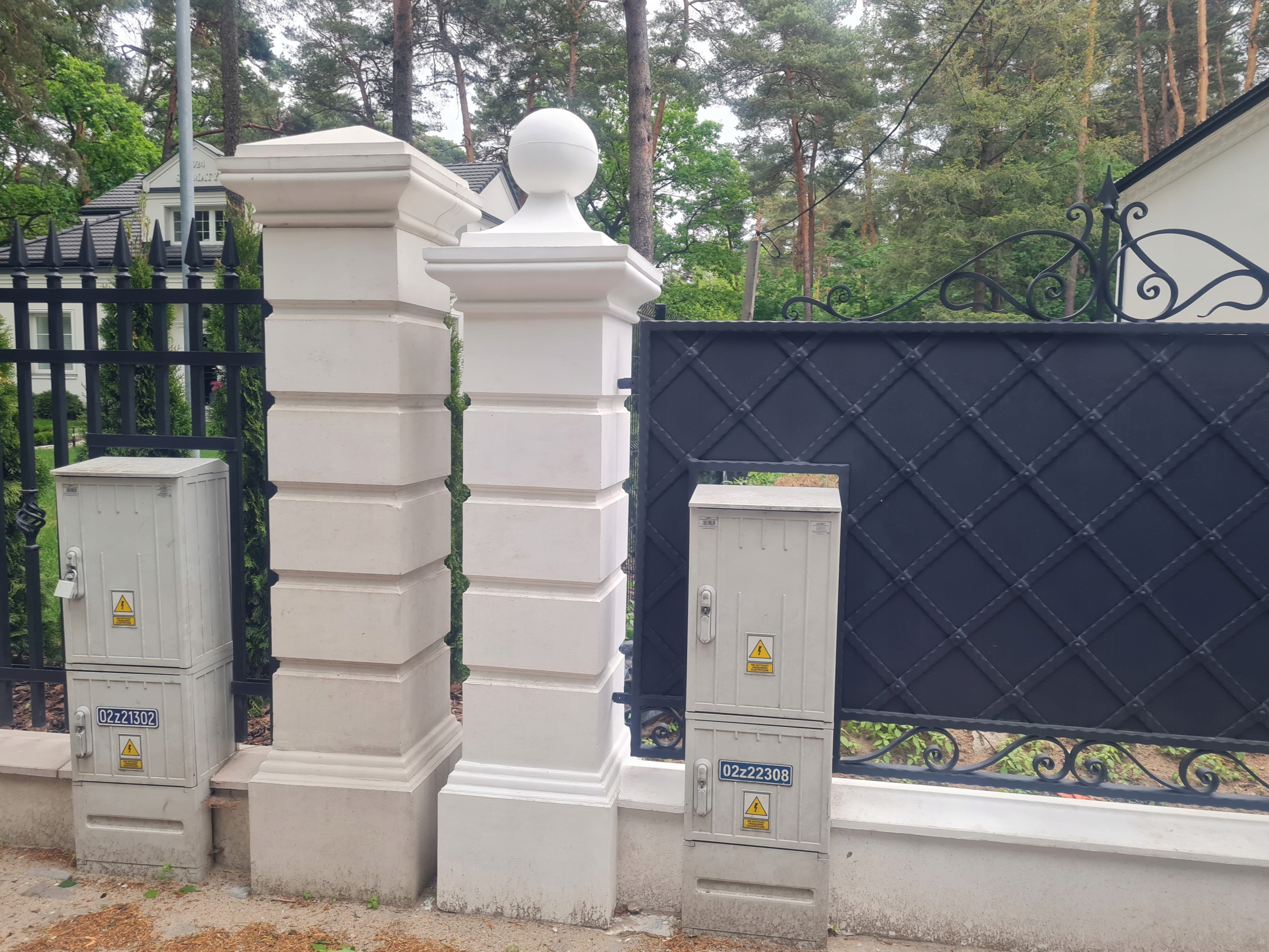 OGRODZENIA DWORKOWE,słupy,STYLOWE ,BETONOWE Marka Stylbet