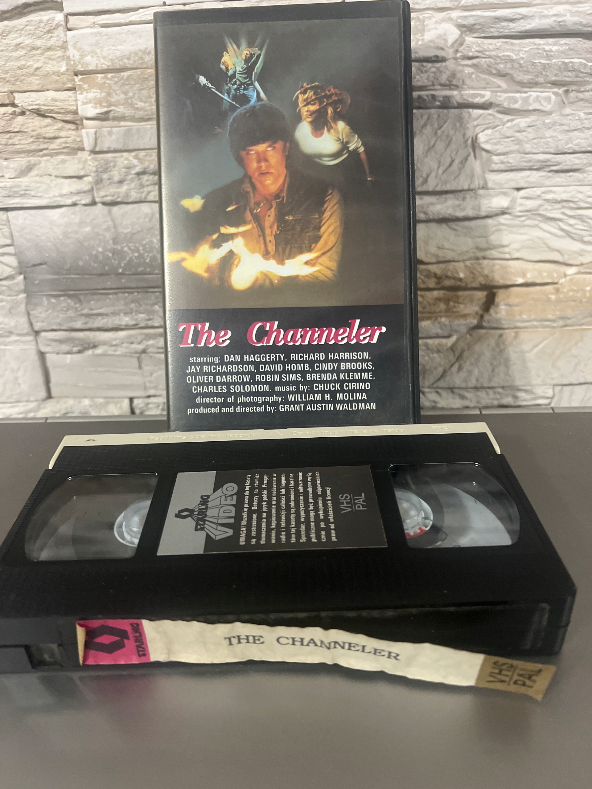 KASETA VHS AG- The Channeler Starling Ultra Unikat stan bdb minus