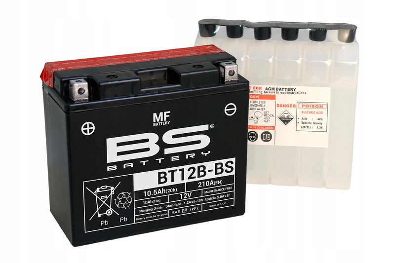Bs Battery Bezúdržbová batéria s kyselinou BT12B 300628