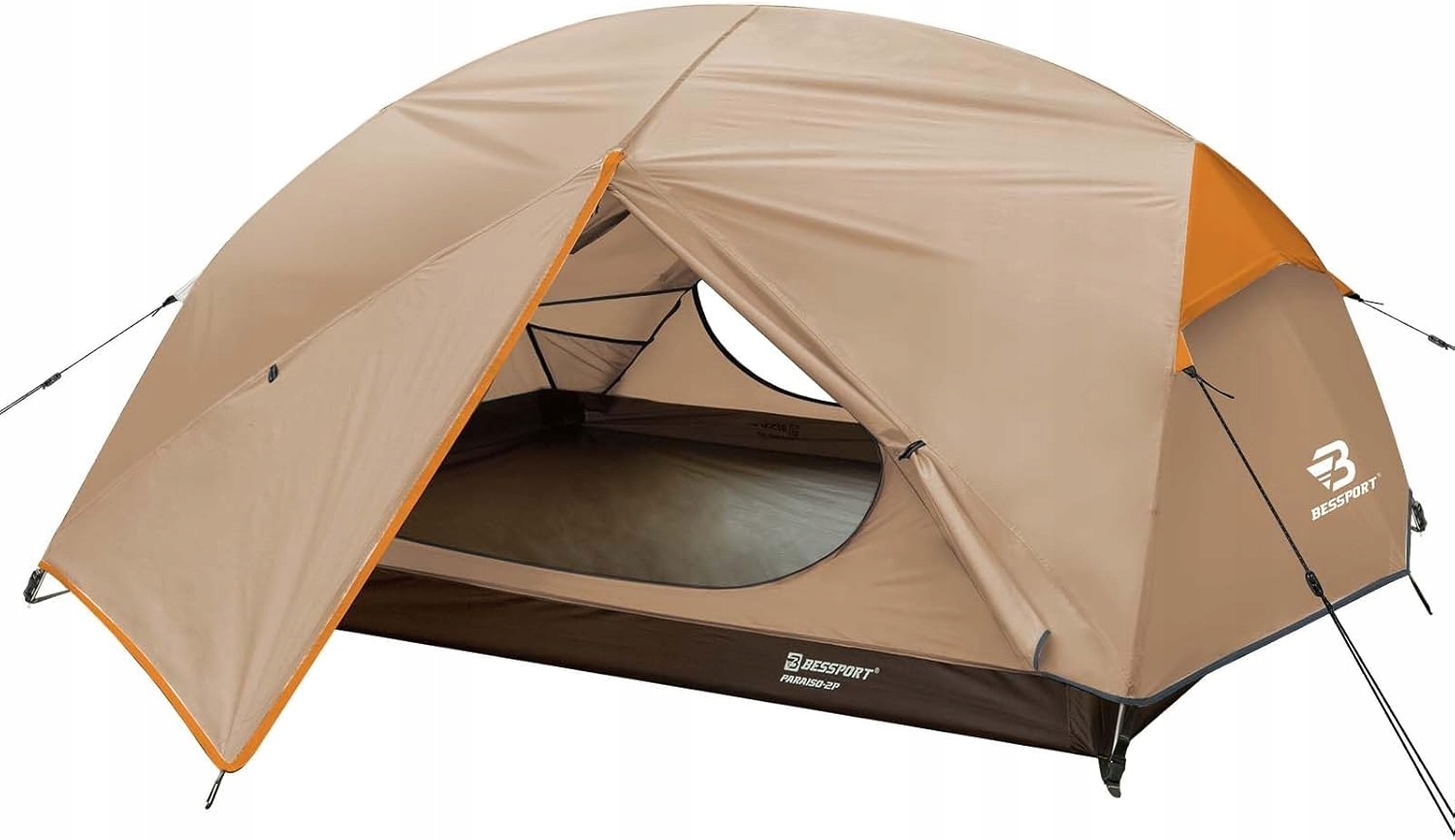 BESSPORT Namiot 3 Osobowy Camping Lekki Wodoodporny 4 Sezony Outdoor — miniatura 8