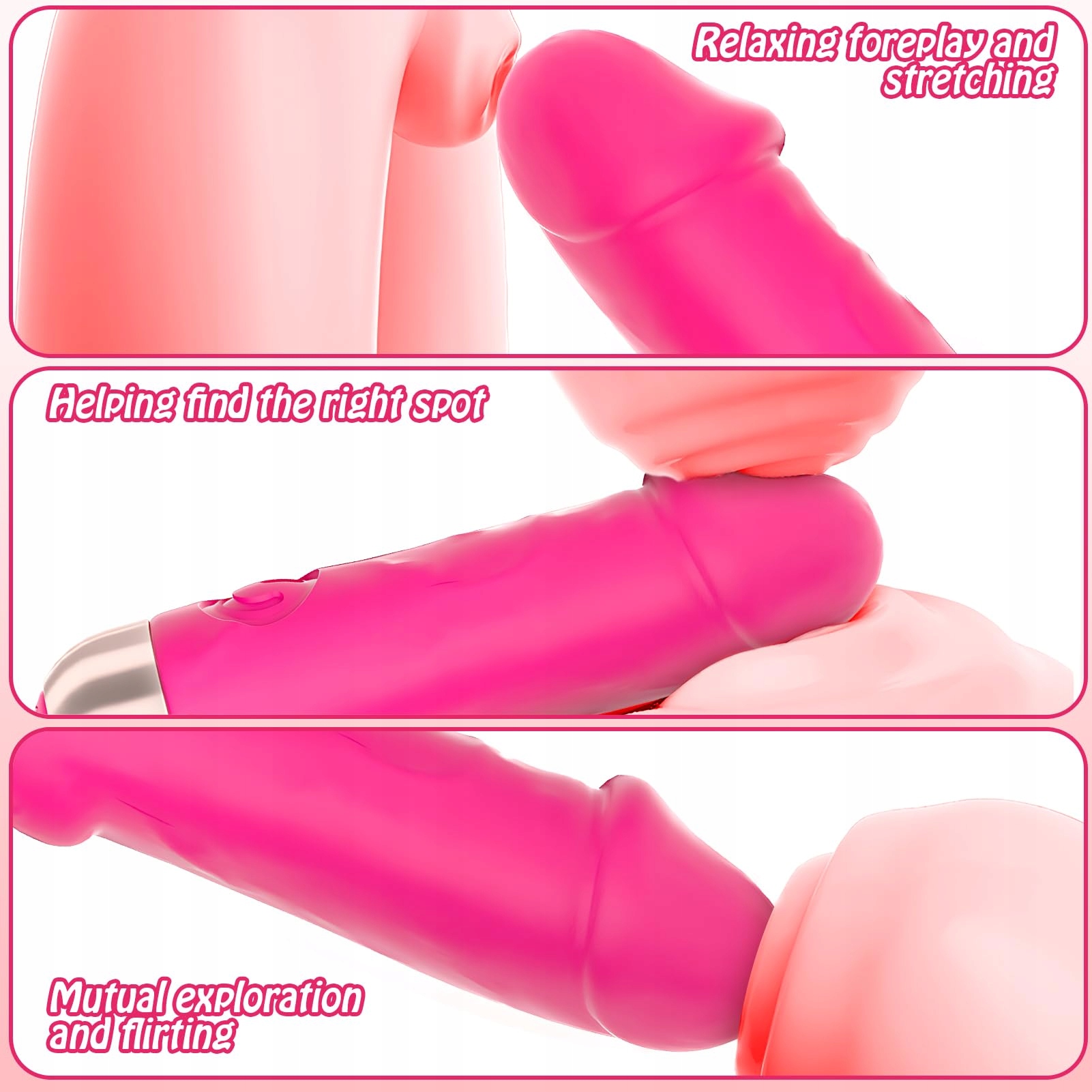 MINI VIBRATOR Zestaw Wibratorów Dla Kobiet i Par Masażer Klitoris 10 Trybów — miniatura 5