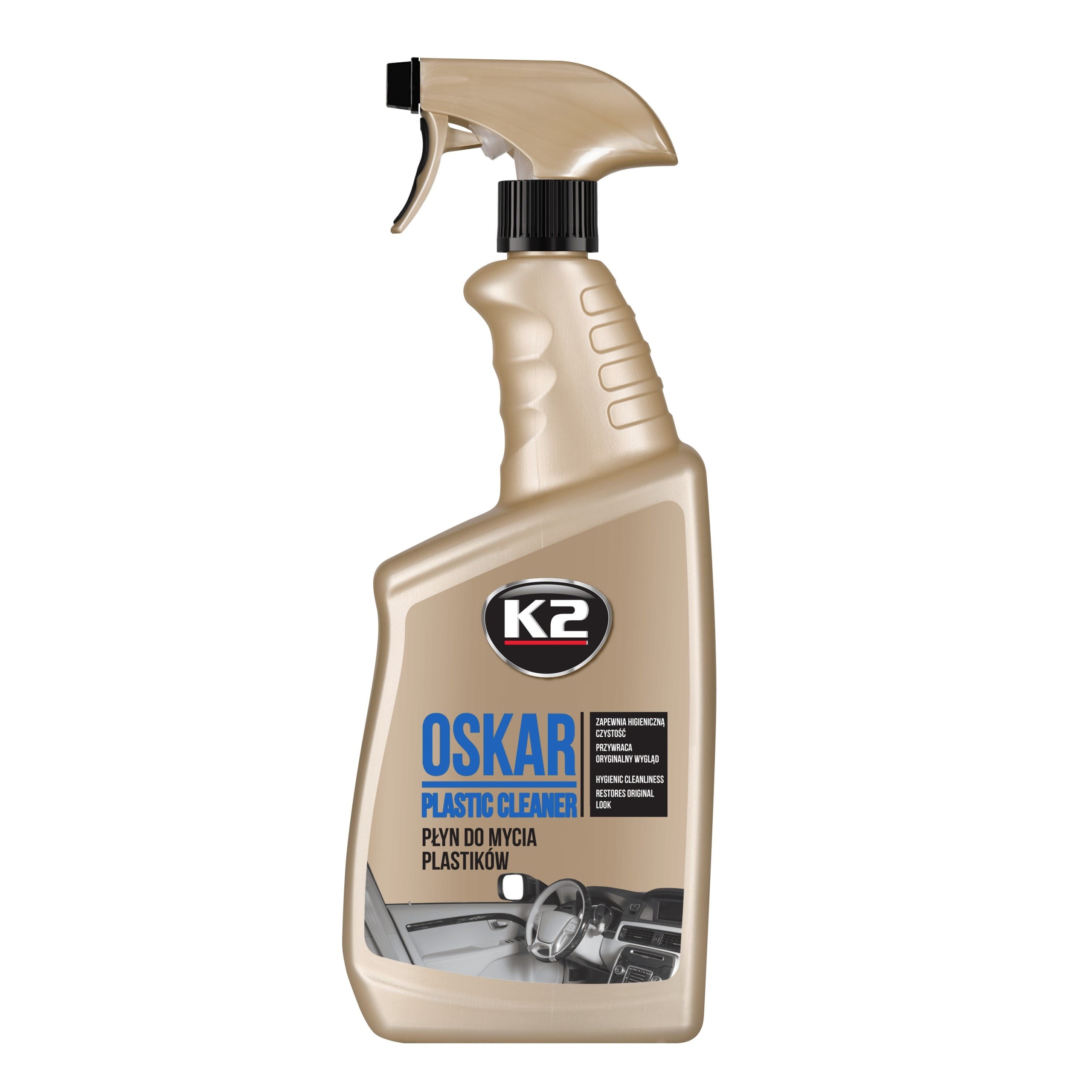 K2 Oskar Środek do czyszczenia plastików wnętrza cleaner 750 ml