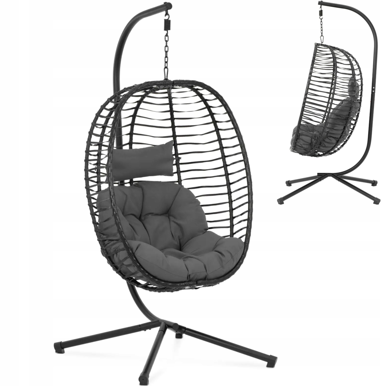 Závesné Kreslo Kokón Záhradná Hojdačka Bocianie Zásuvka Do 150 Kg