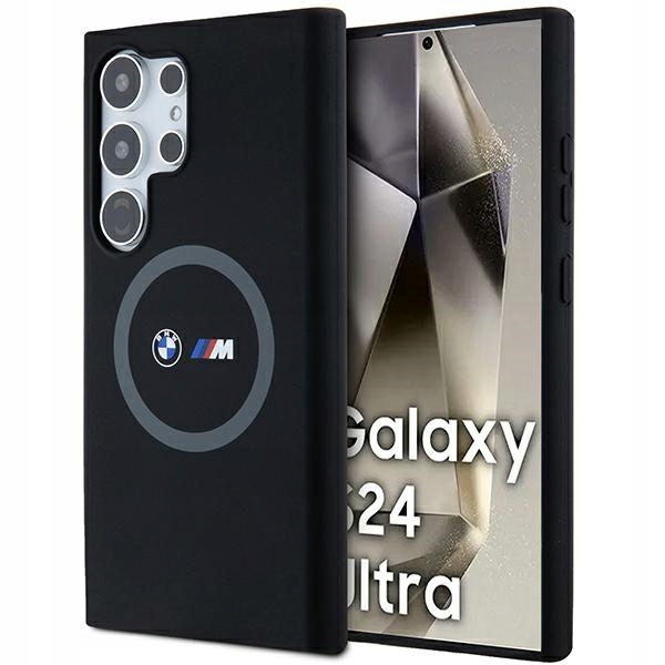 Pouzdro Pouzdro Bmw S Logem Magsafe Pro Samsung S24 Ultra Černé