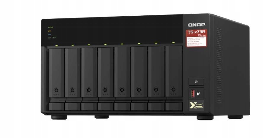 Serwer Nas TS-873A-8G Amd Ryzen V1500B 2.2GHz 8GB Ram