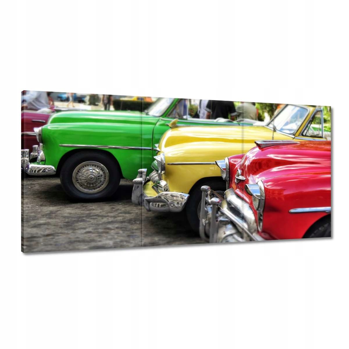 Obrazy 180x90 Staré kubánske autá