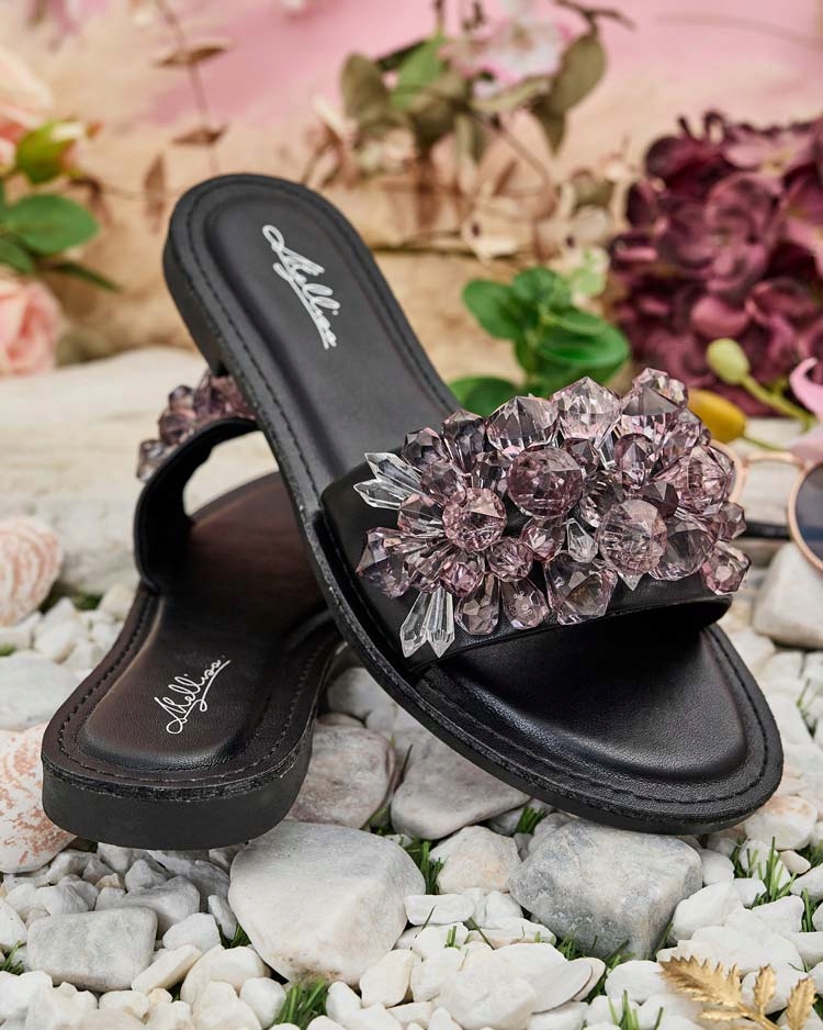 CZARNE KLAPKI DAMSKIE LOBERRA 38 Płeć kobieta