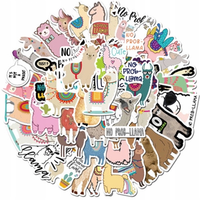 

Wlepy Sticker Bomb Naklejki MIX Lamy 50 szt