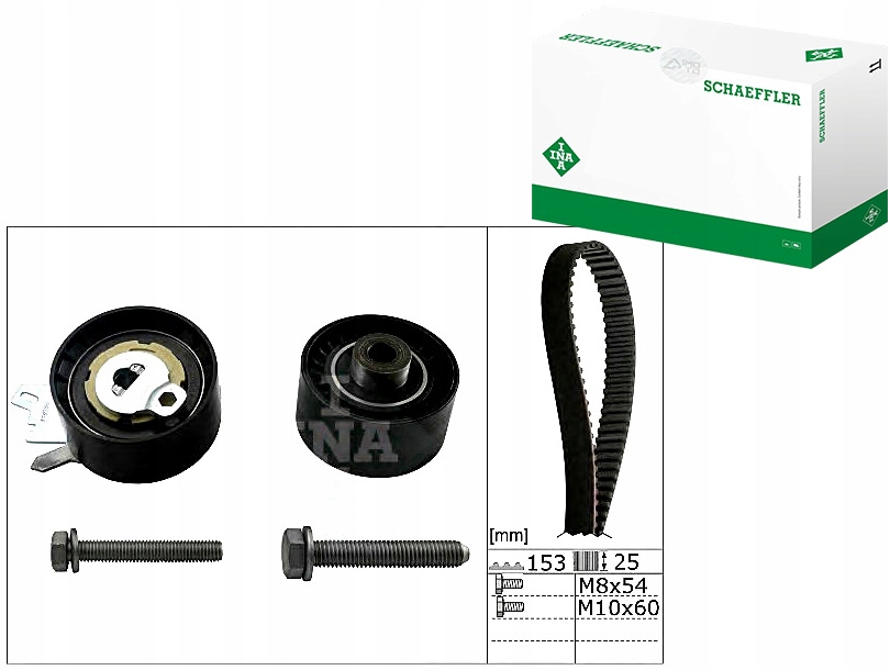 INA530 0471 10 Rozvodová Sada Peugeot 2,0 16V Asistent řidiče #33