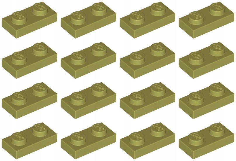 

Lego 3023 Płytka 1x2 oliwkowa (6g) 16 szt.