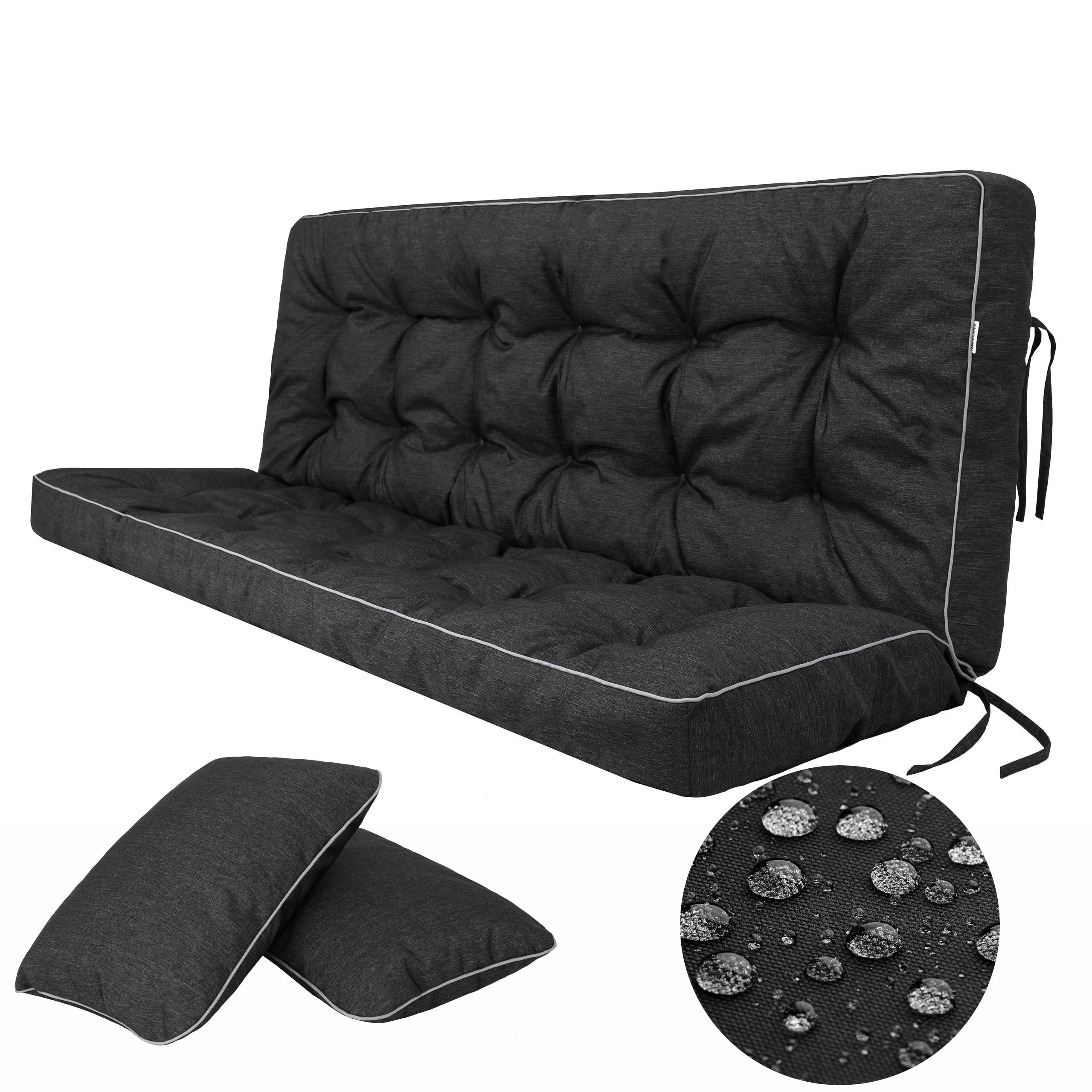 Vankúš na hojdačku Vankúš na záhradnú lavičku Vodotesný 180 cm 2 vankúše